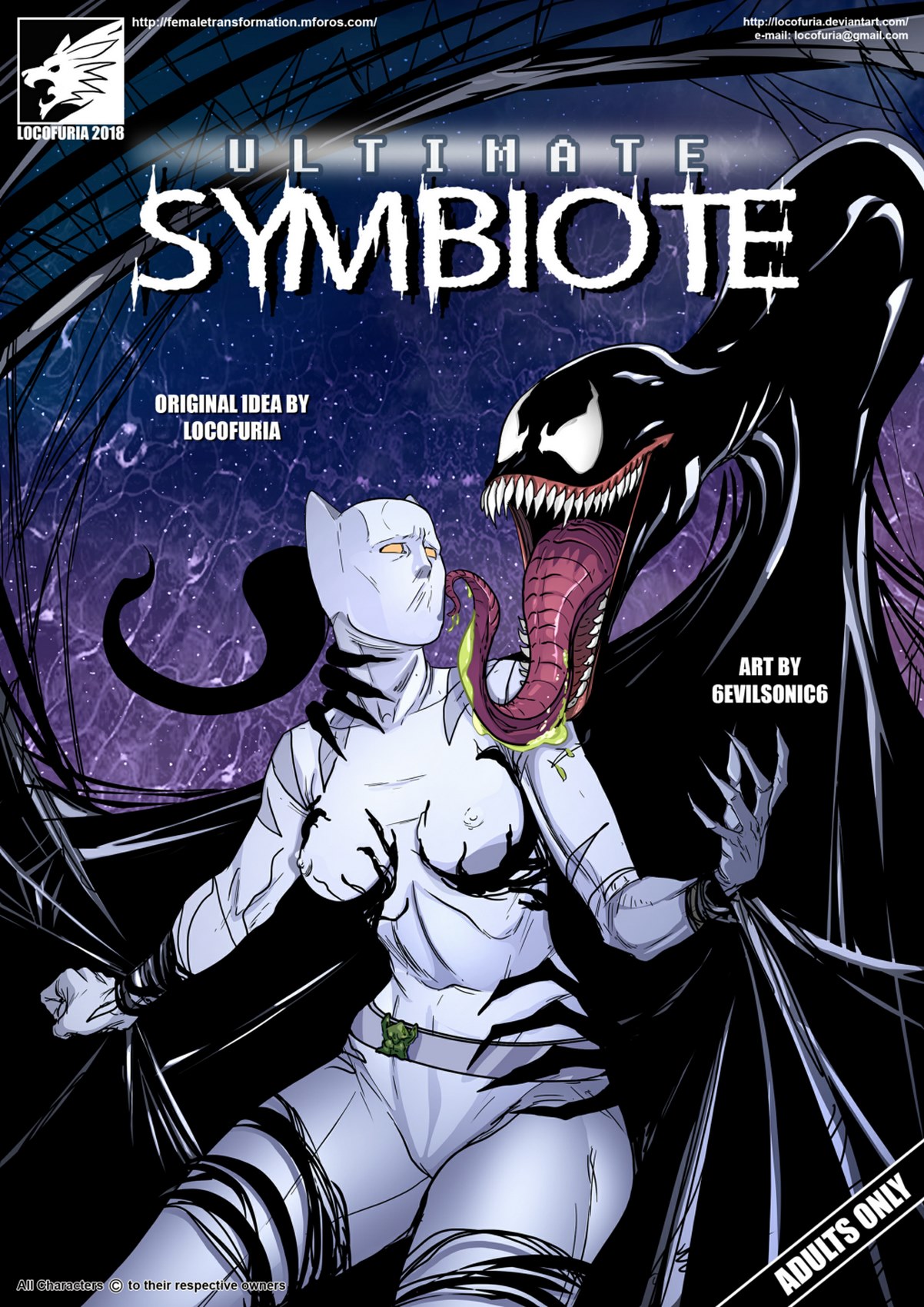 Locofuria-comics ultimate-symbiote porn comic