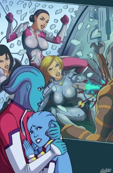 Arabatos - Mass Effect In Lesbian Orgy