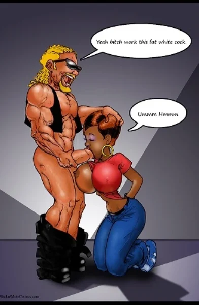 Blacknwhitecomics - Black wife and White cock