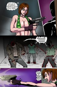 Jill Valentine vs Zombies and Nemesis (COMIC 3)_03