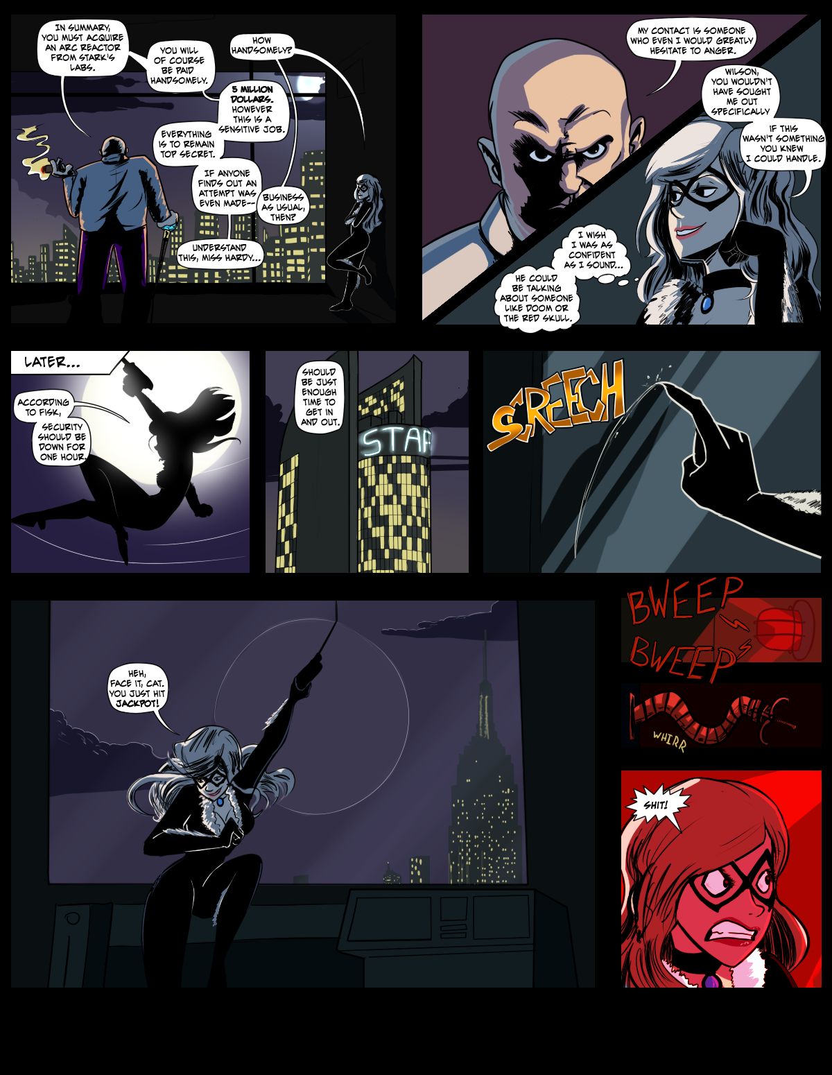 1200px x 1550px - HSefra- Black Cat's Luck (Spider-Man) â€¢ Free Porn Comics