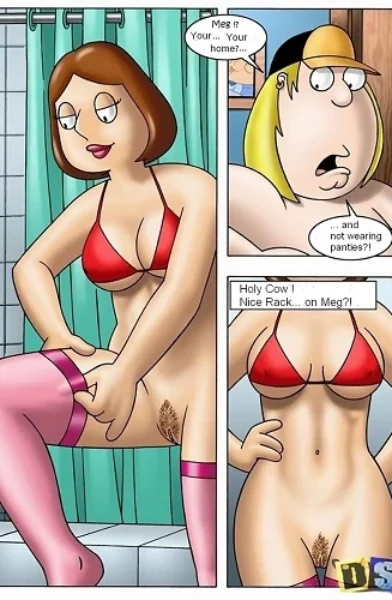 Drawn-Sex - Chris and Meg Alone at Home