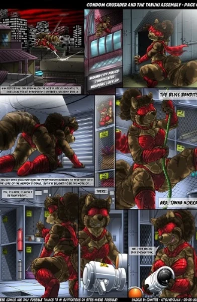 Condom Crusader and the Tanuki Assembly by Kitsune Youkai