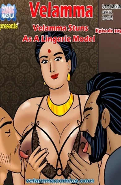 Velamma 105 - Velamma Stuns as a Lingerie Model