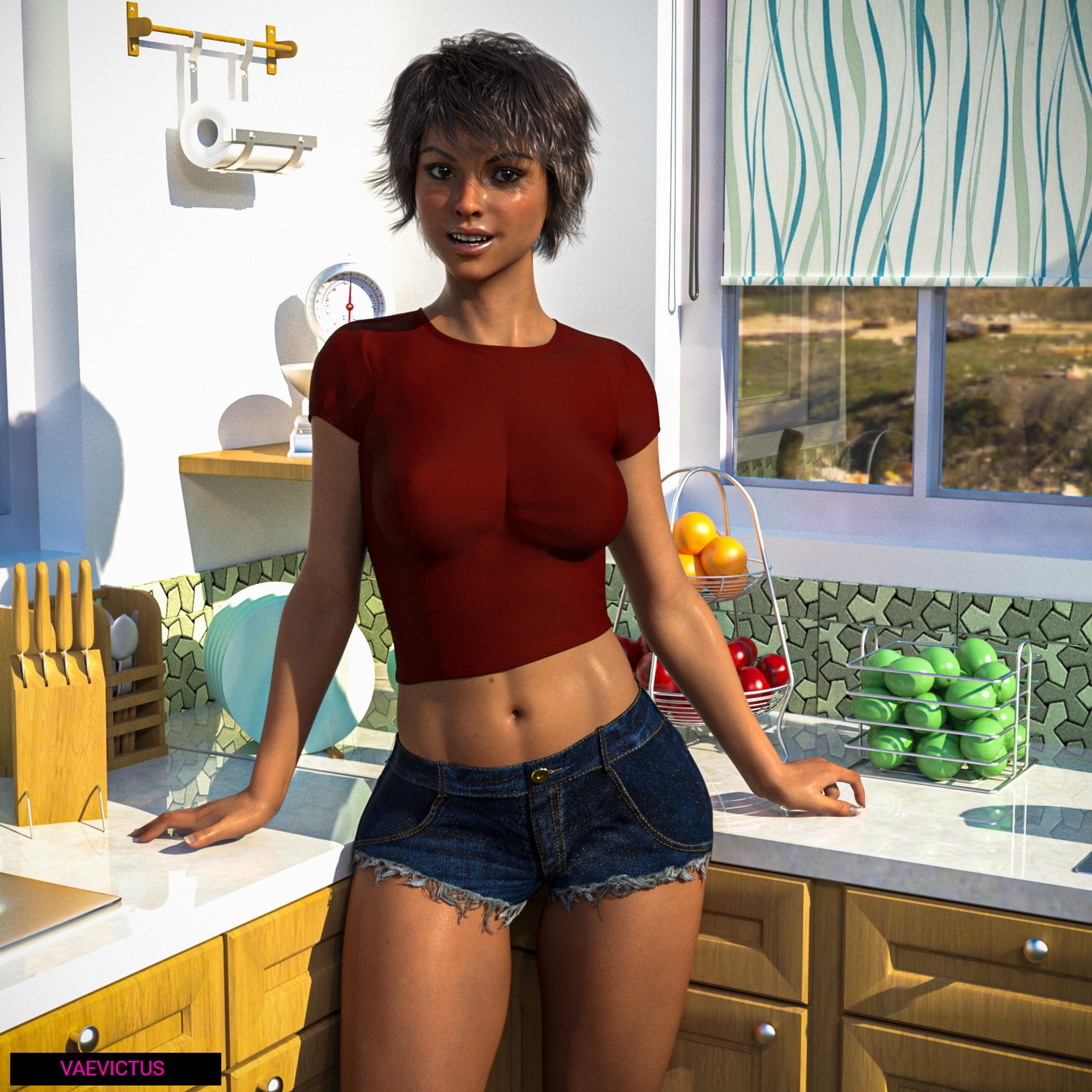 1700px x 1700px - Brown-skinned Tomboy Set by VaeVictus â€¢ Free Porn Comics