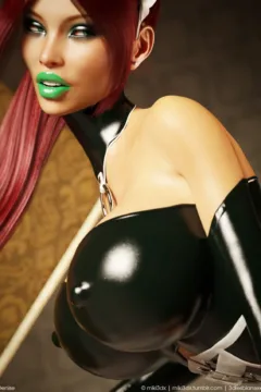 Miki3DX_DeniseLatexMaid_08