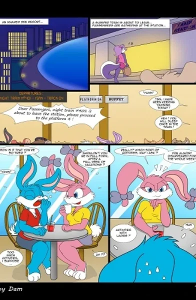 [Dam] Toons on a Train (Tiny Toon Adventures)