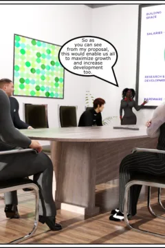 Honey Boardroom Bulging 011