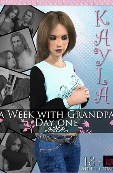 3DRComics - Kayla in A Week with Grandpa - Day One