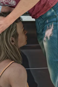 Luke and Lillian in Kitchen (6)