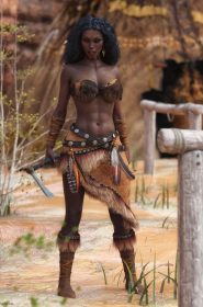Native American Warrior Girl (2)