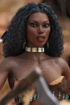 Native American Warrior Girl (4)