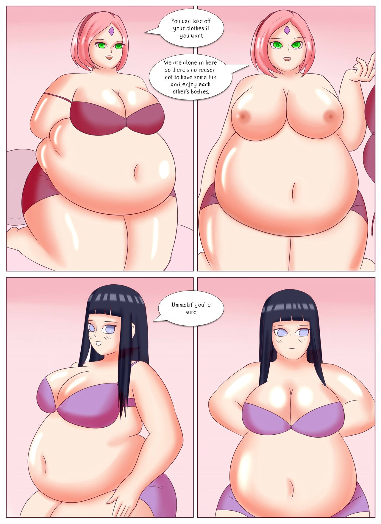 1280px x 1760px - Naruto - Sakura And Hinata Weight gain â€¢ Free Porn Comics