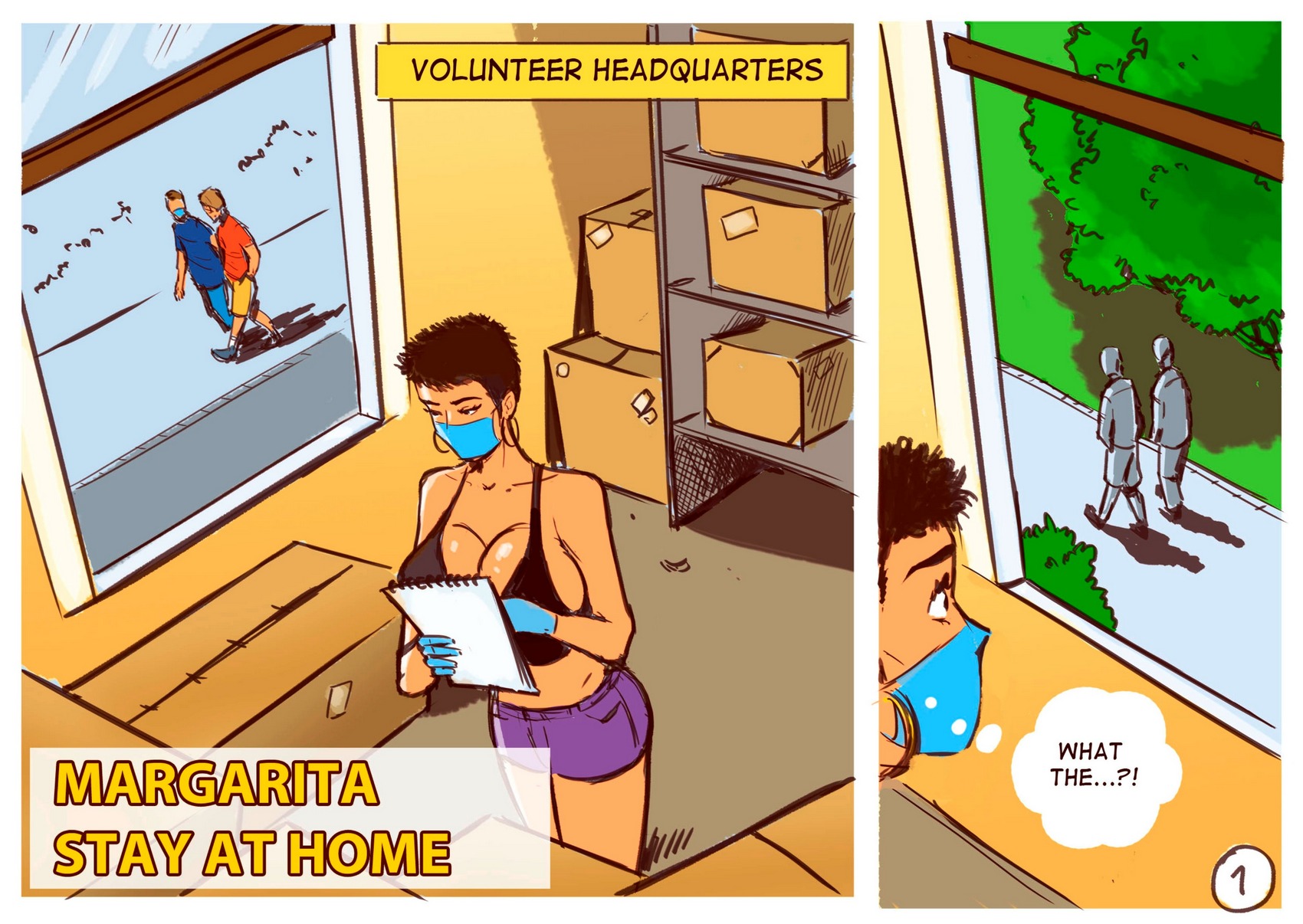 Disarten – Margarita Stay at Home • Free Porn Comics