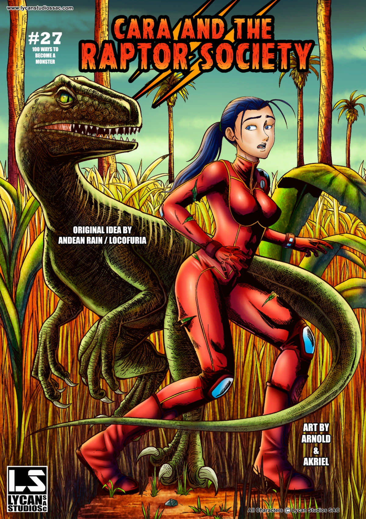 Velociraptor porn comic