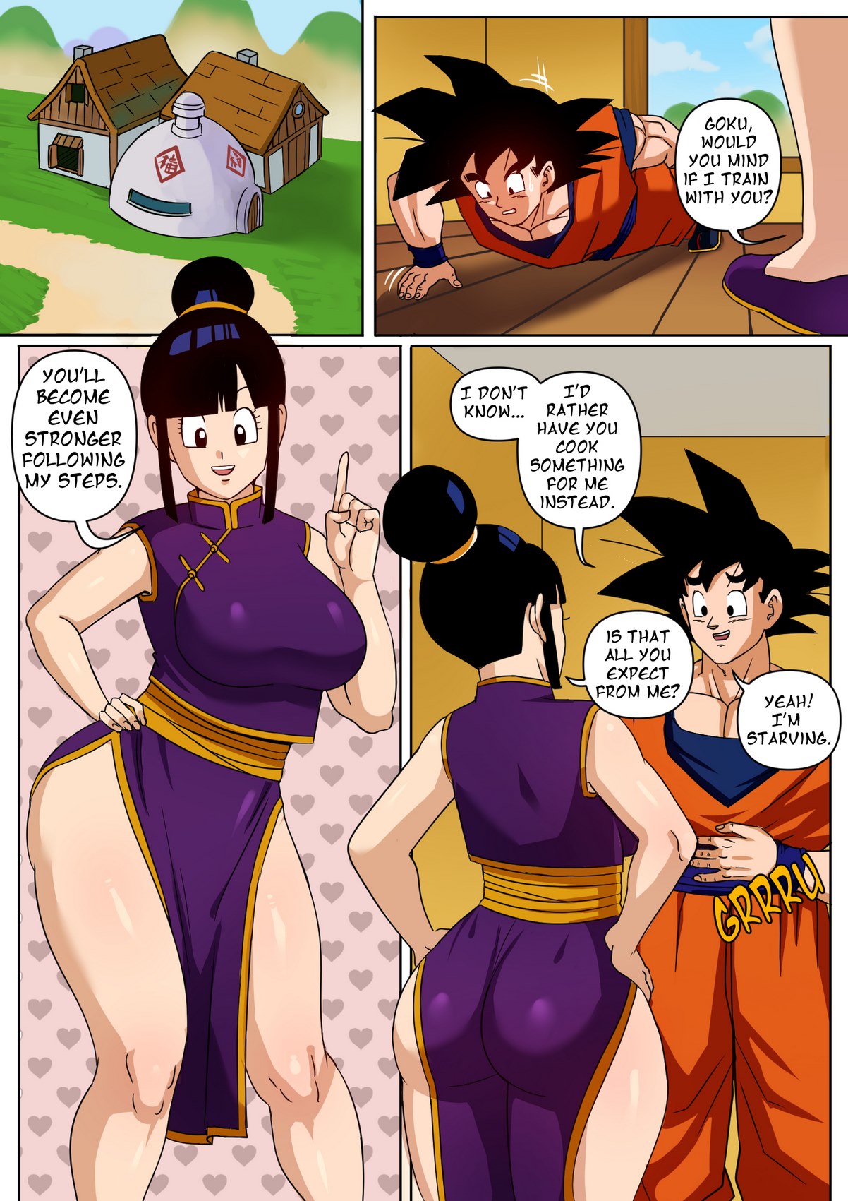 Goku and chichi porn comic