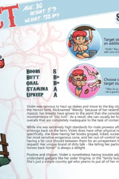 Violet – Character Sheet