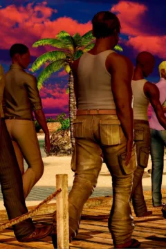 Gangbang Trip to Beach (27)