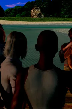 Gangbang Trip to Beach (63)