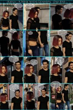 Kayla in A Week with Grandpa – Day 5 (8)