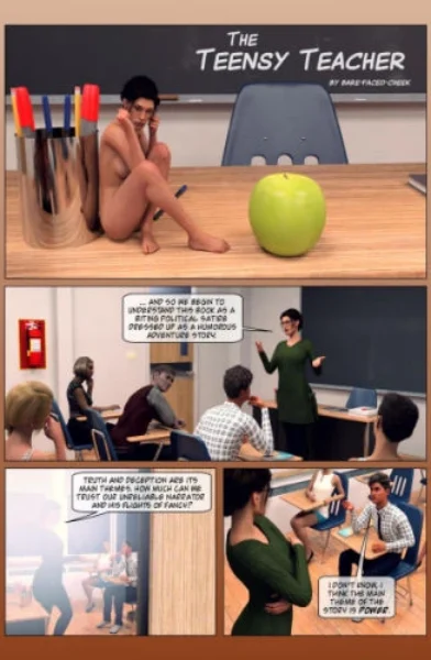 BareFacedCheek – The Teensy Teacher 1