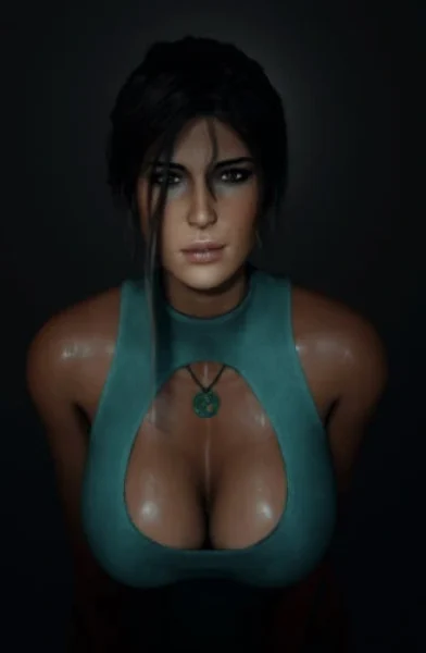 PYRO - Lara puts her breasts to good use