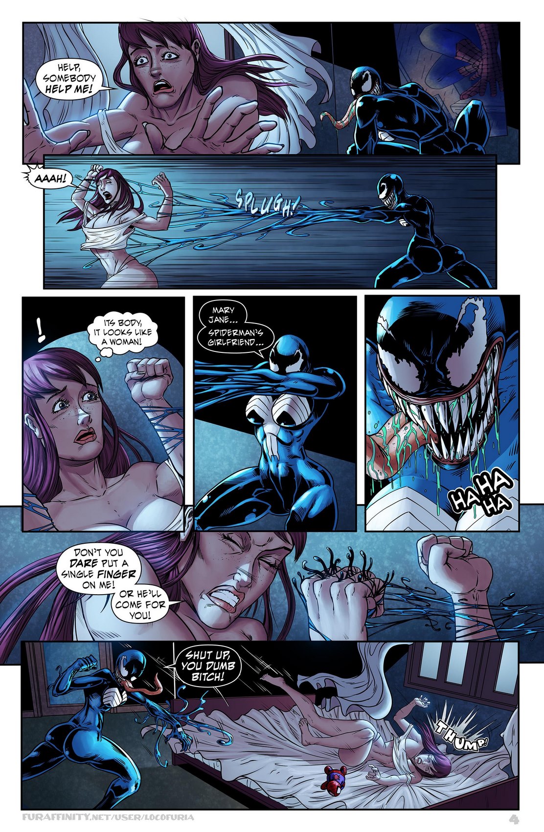 Locofuria symbiote hentai comic porn