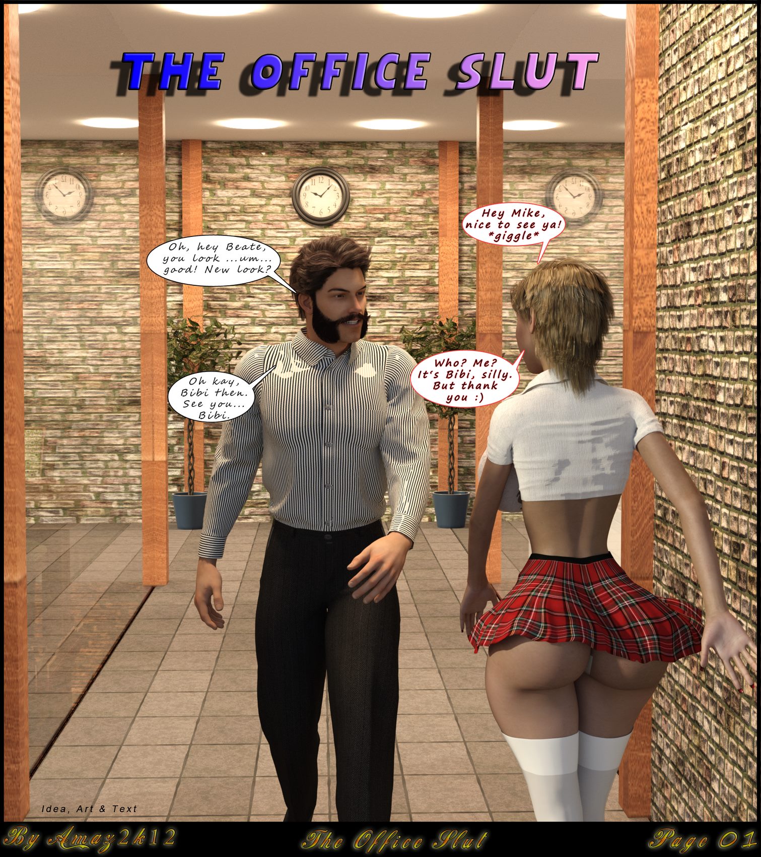 Office Slut Porn - Amazeroth - Office Slut â€¢ Free Porn Comics