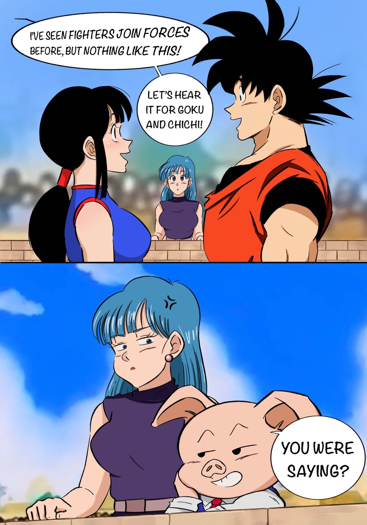 Goku and bulma porn comics