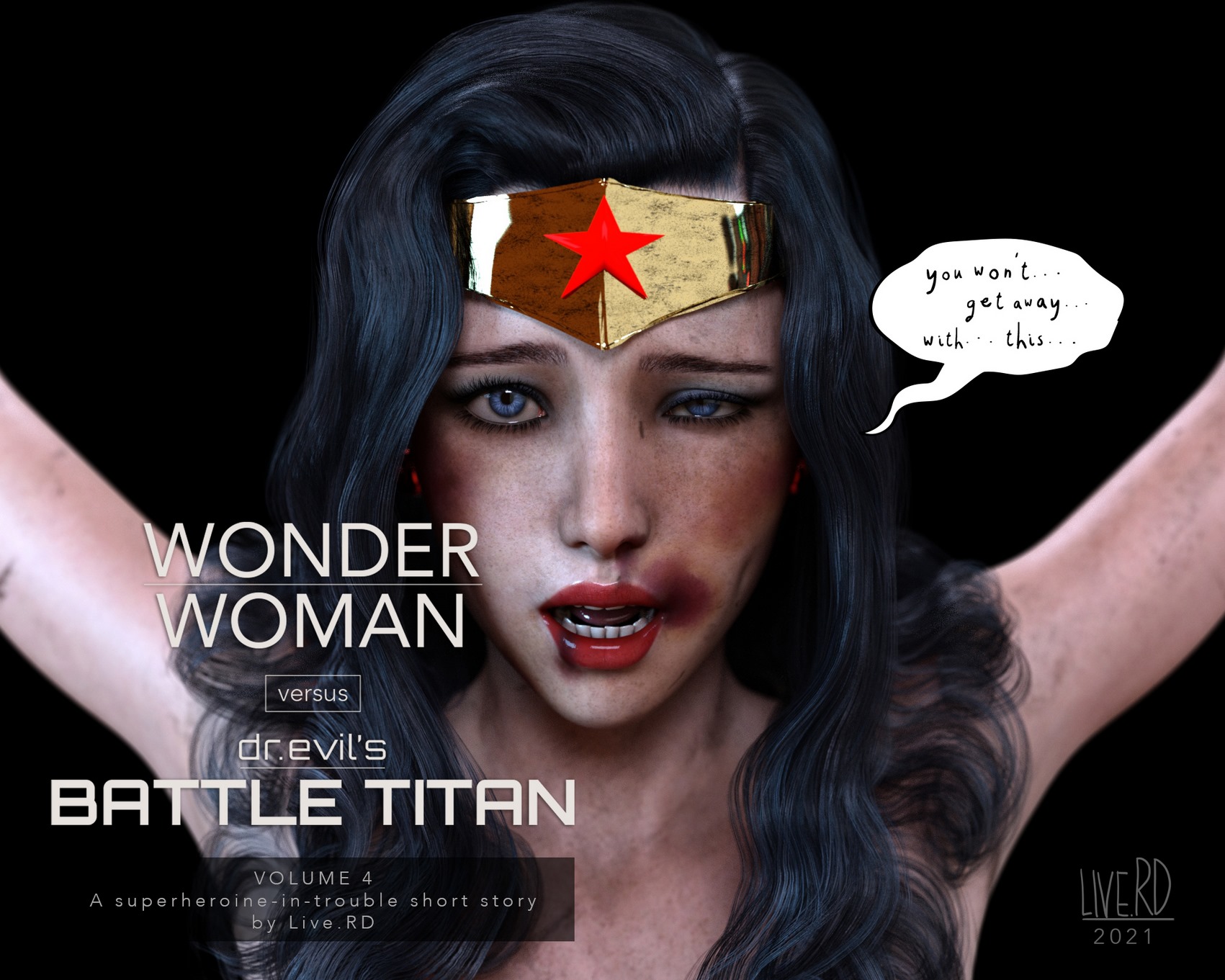 Wonder Woman Lesbian Bondage - Live.RD â€“ Wonder Woman vs Battle Titan 4 â€¢ Free Porn Comics