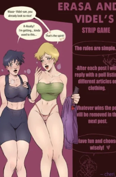 [Cheri LS] Erasa and Videl's Strip Game (Dragon Ball Z)