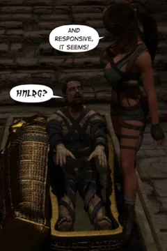 Lara Croft in Taking the Mummy (13)