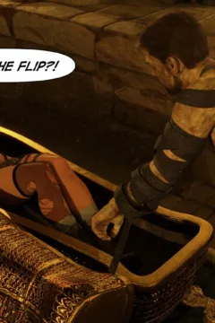 Lara Croft in Taking the Mummy (25)