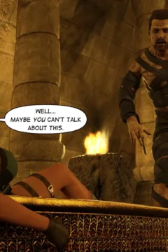 Lara Croft in Taking the Mummy (28)