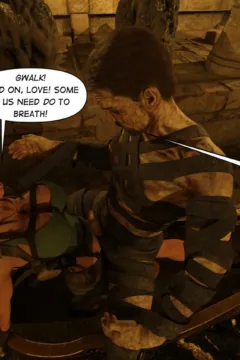 Lara Croft in Taking the Mummy (36)