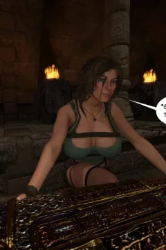 Lara Croft in Taking the Mummy (6)