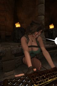 Lara Croft in Taking the Mummy (7)