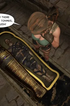 Lara Croft in Taking the Mummy (8)