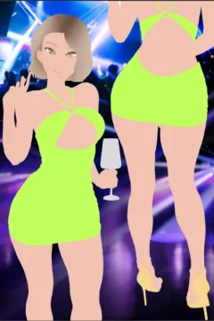 gwen at the party029