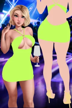 gwen at the party035