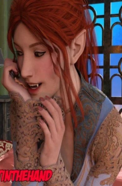 Lenore And Her Pet by MantInTheHand