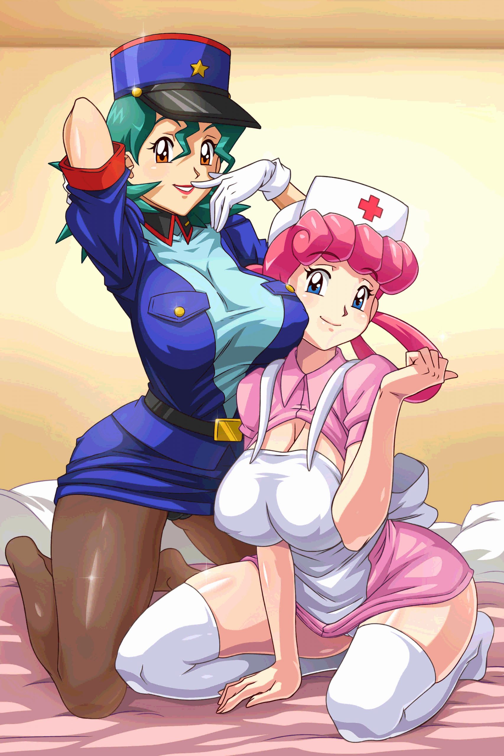 Sano-BR - Officer Jenny & Nurse â€¢ Free Porn Comics