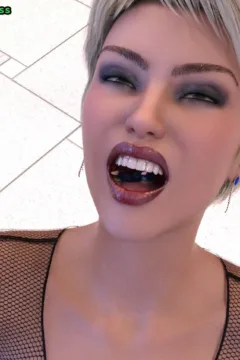 Sexy Blonde and Her Meal (10)