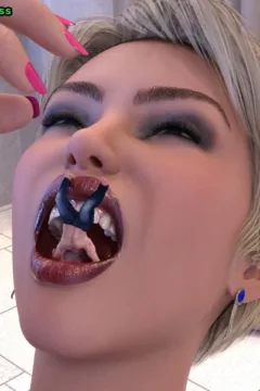 Sexy Blonde and Her Meal (9)