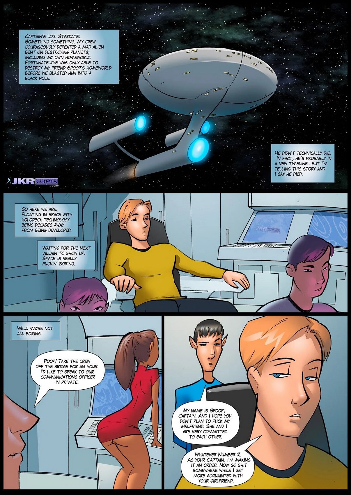 Star Trek Comic Yarr - Star Trexxx (Star Trek) - JKRComix â€¢ Free Porn Comics