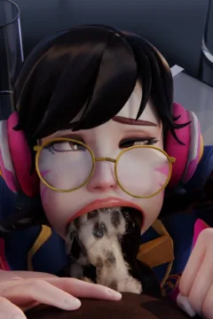 Academy D.Va tries not to get (2)