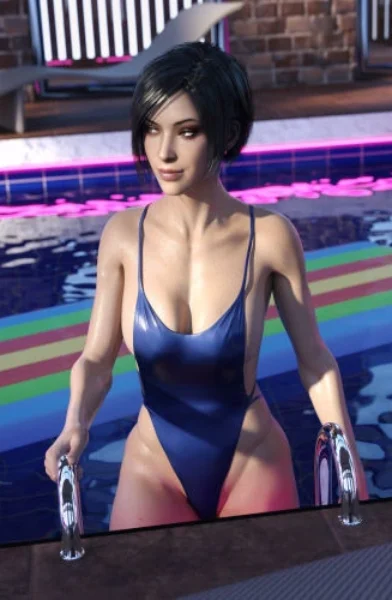 SalamandraNinja - Ada, Jill & Claire at the Pool