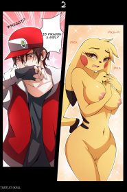 Trainer Red with Pikachu002