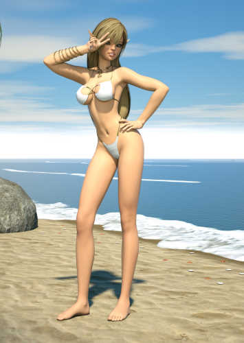 Zafo - Aria at the Beach â€¢ Free Porn Comics