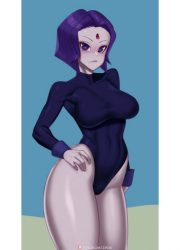 [Zipsha] Raven at the Beach (Teen Titans)